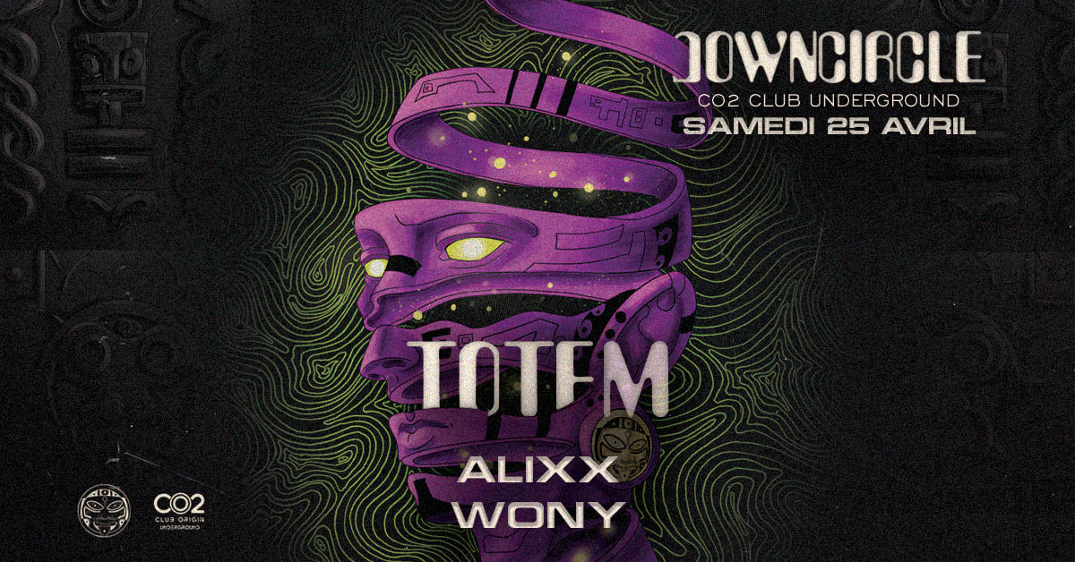 WONY - Soirée techno le sam 25 avr. à CO2 Club Origin