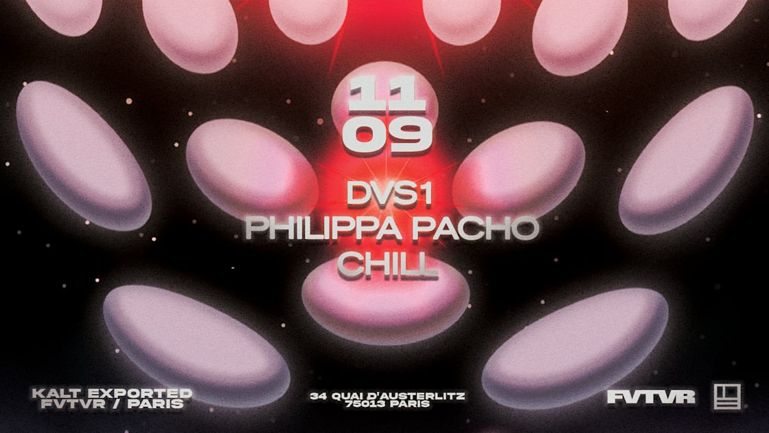 Affiche Dvs1, Philippa Pacho, Chill, Paris · Billets Shotgun