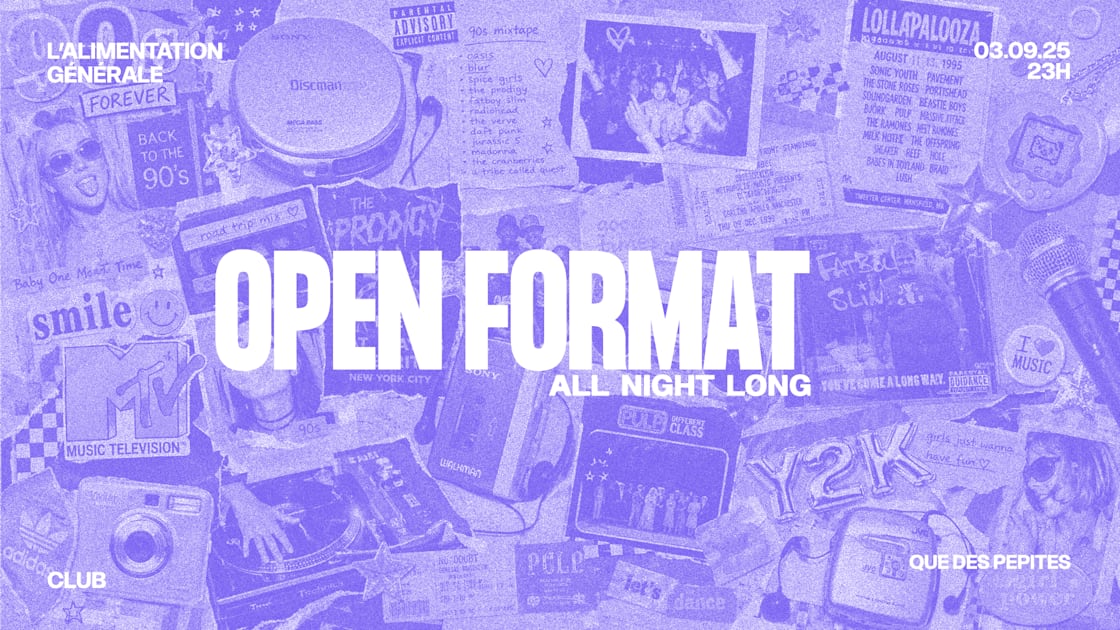 Affiche Open Format- Gratuit # 10, Paris · Billets Shotgun