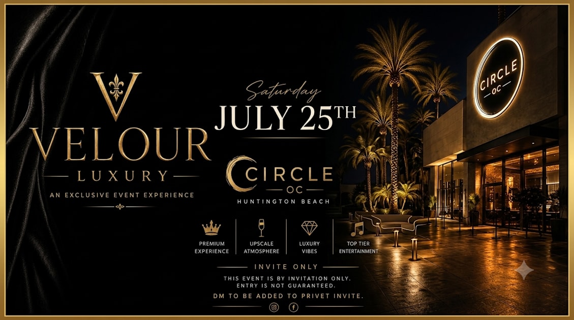 Velour July 2026, Huntington Beach · Shotgun Tickets