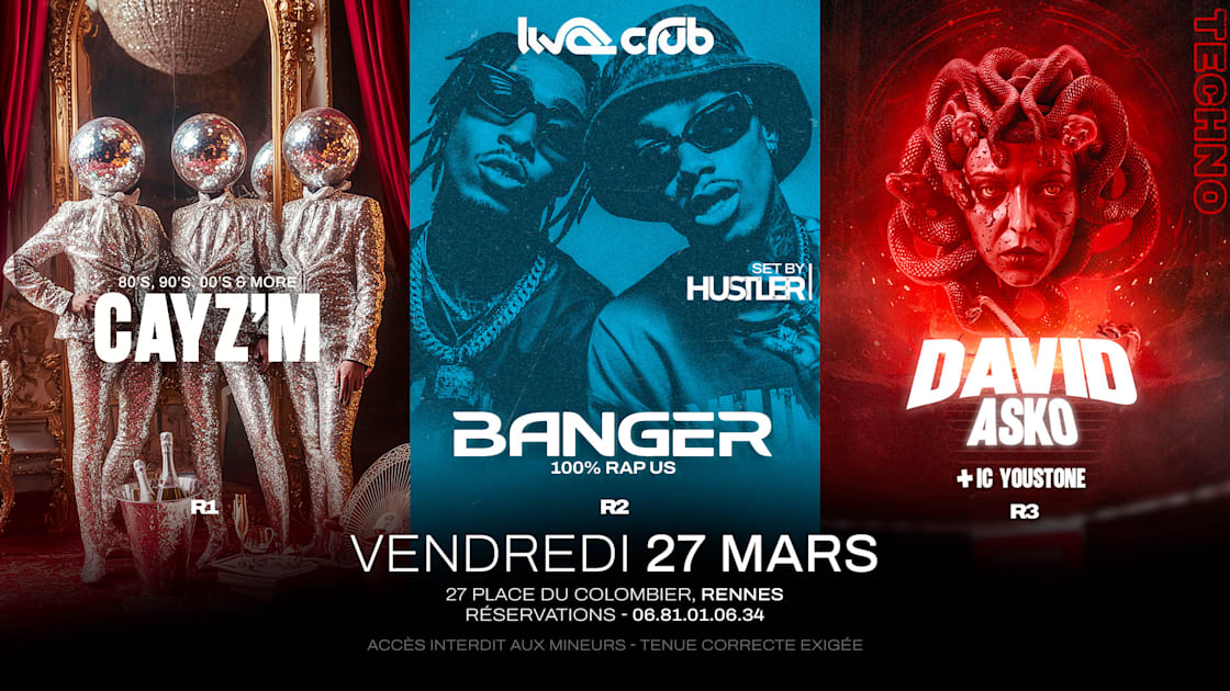 Mehlvin_music - Soirée techno le ven 27 mars à Live Club Rennes