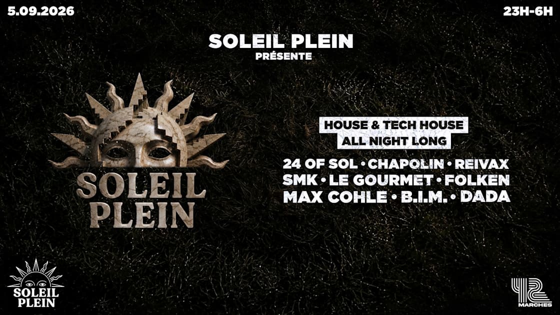 Affiche Soleil Plein : Pre-Opening Club @ 42 Marches, Paris · Billets Shotgun