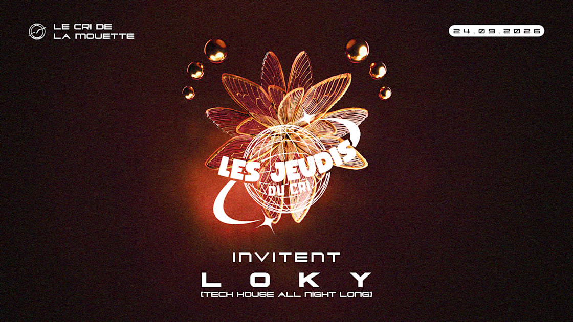 Affiche Les Jeudis Du Cri Inv. Loky (Tech House To Techno), Toulouse · Billets Shotgun