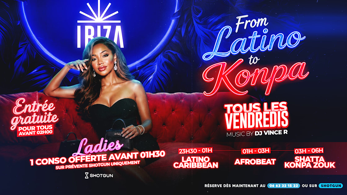 Affiche From Latino To Konpa I Vendredi 4 Septembre, Rouen · Billets Shotgun