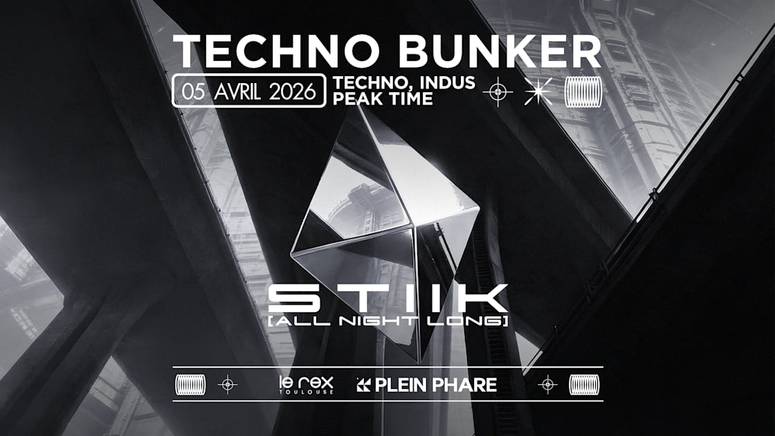 Plein Phare - Soirée techno le dim 5 avr. à Le Rex de Toulouse