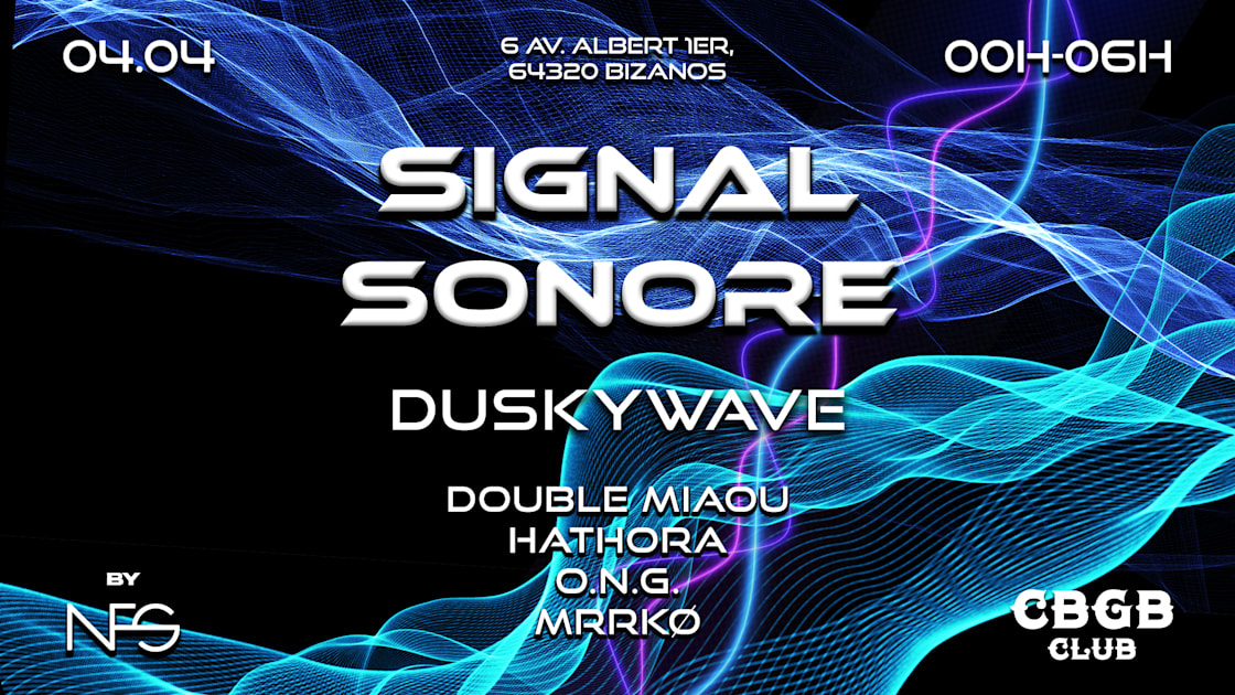 GREP' - Soirée techno le sam 4 avr. à CBGB Club