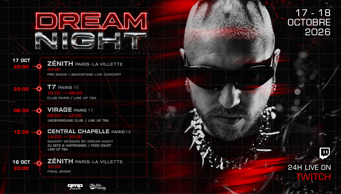 Mosimann : Dream Night — Zénith + T7 + Virage, Paris · Ingressos