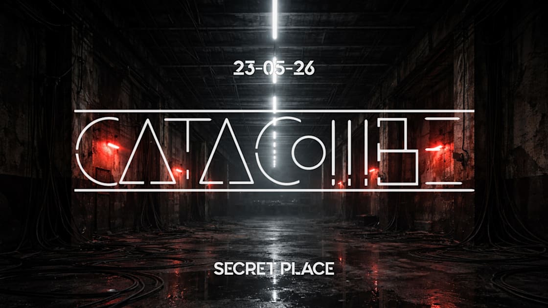 Catacombe - New Secret Place - Soirée techno le sam 23 mai à Strasbourg