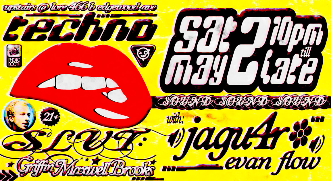 Techno Slvt With Dj Griffin Maxwell Brooks, Atlanta · Shotgun Tickets