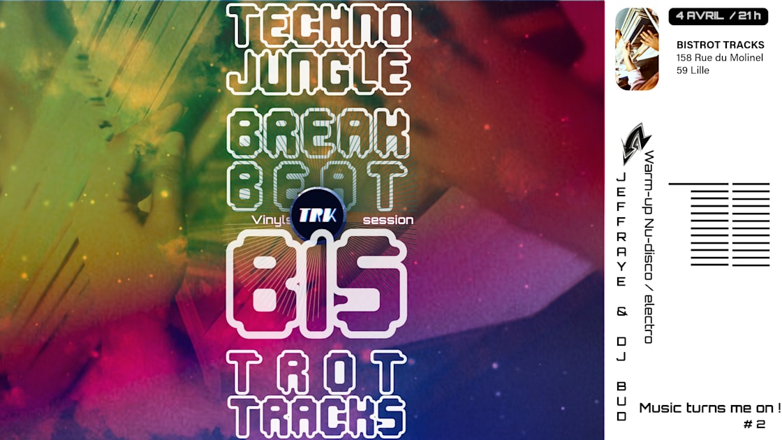Jeff'raye - Soirée techno le sam 4 avr. à Bistrot TRACK.