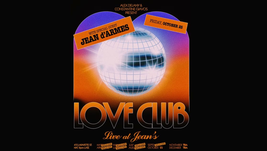 Love Club @ Jean's [Halloween], New York · Shotgun Tickets
