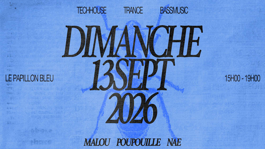 Affiche La Croisière Dominicale · Bipol’Arts X Le Papillon Bleu ⭐, Nantes · Billets Shotgun