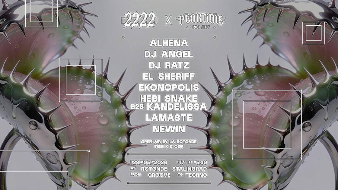 NEWIN - Soirée techno le sam 23 mai à La Rotonde Stalingrad