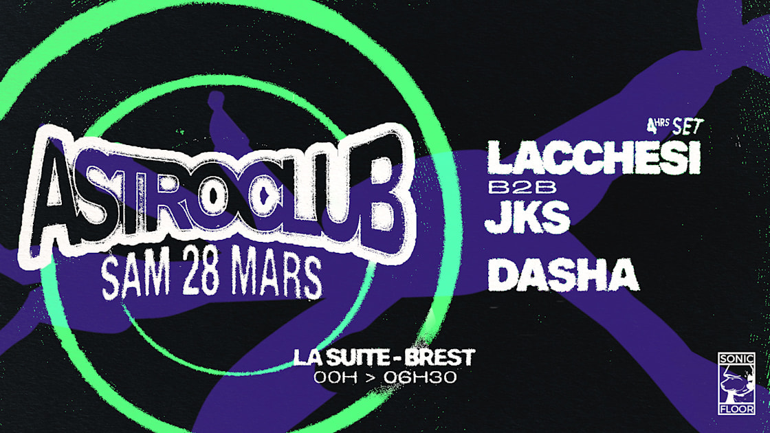 DASHA - Soirée techno le sam 28 mars à La Suite