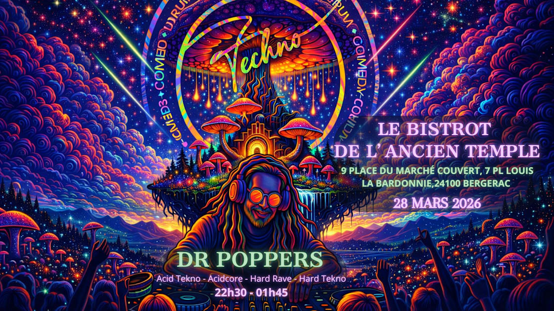 Tcd – Champibat Night - Soirée techno le sam 28 mars à Restaurant De L'Ancien Temple