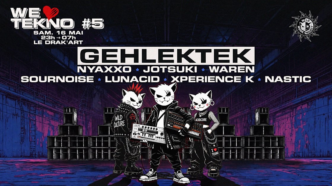 We Love Tekno #5, Grenoble · Ingressos Shotgun