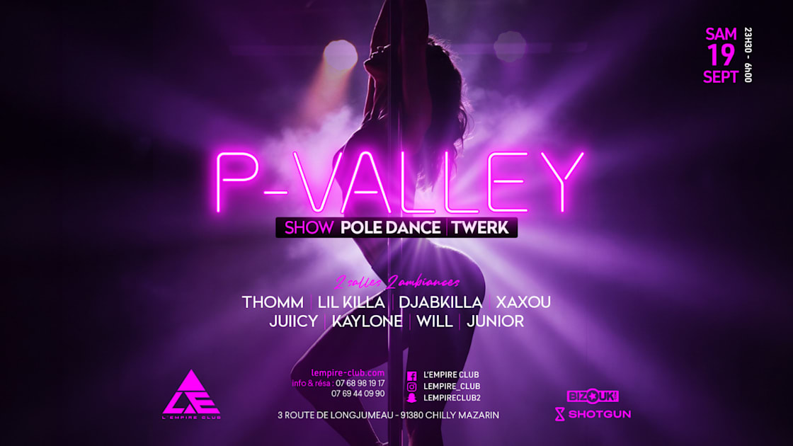 Affiche P-Valley, Chilly-Mazarin · Billets Shotgun