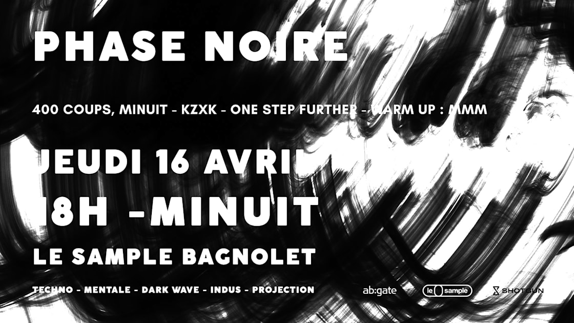 MMM - Soirée techno le jeu 16 avr. à Le Sample