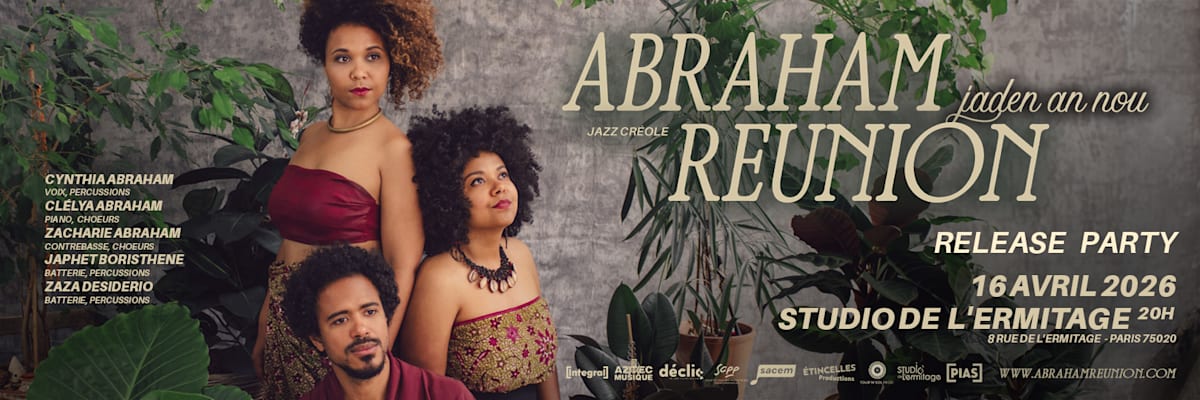 Abraham Réunion - Soirée techno le jeu 16 avr. à Studio de l'Ermitage