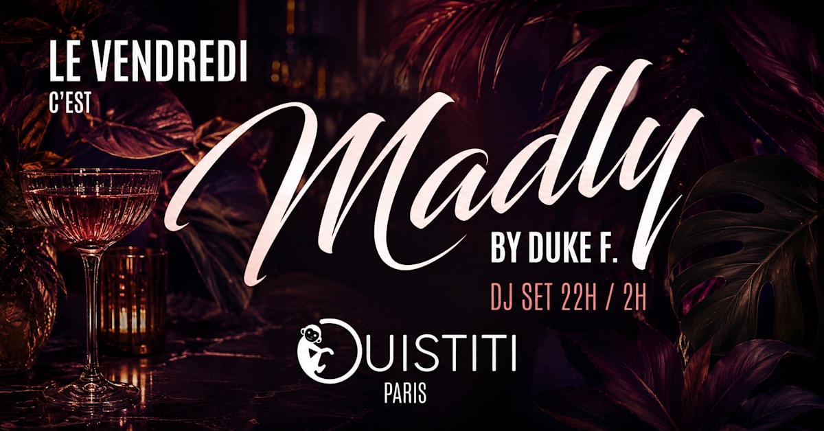 Affiche Madly Saison 4, Paris · Billets Shotgun