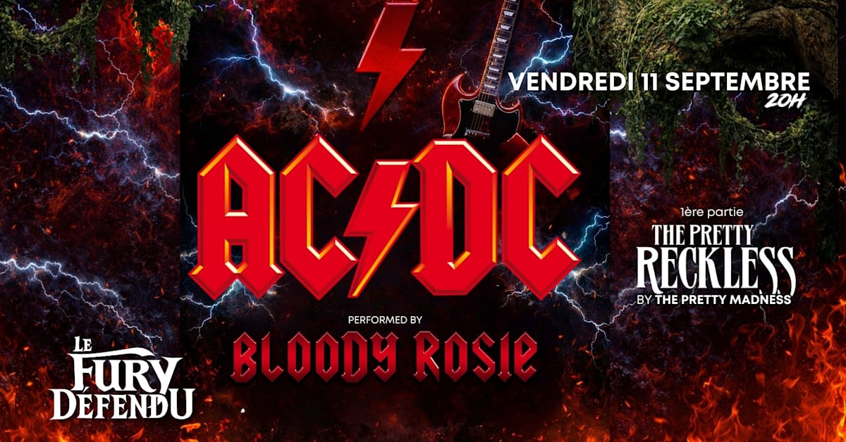 Affiche Bloody Rosie / Pretty Madness // Le Fury Défendu, Rouen · Billets Shotgun