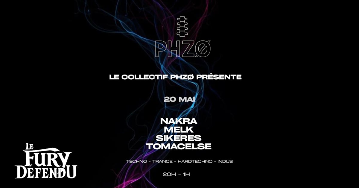 Tomacelse - Soirée techno le mer 20 mai à Fury Défendu