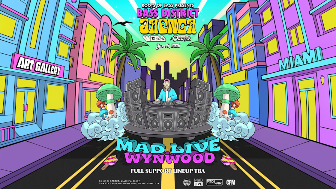 Roots Of Bass - Jaenga, Wodd, Ozztin + More, Miami · Shotgun Tickets