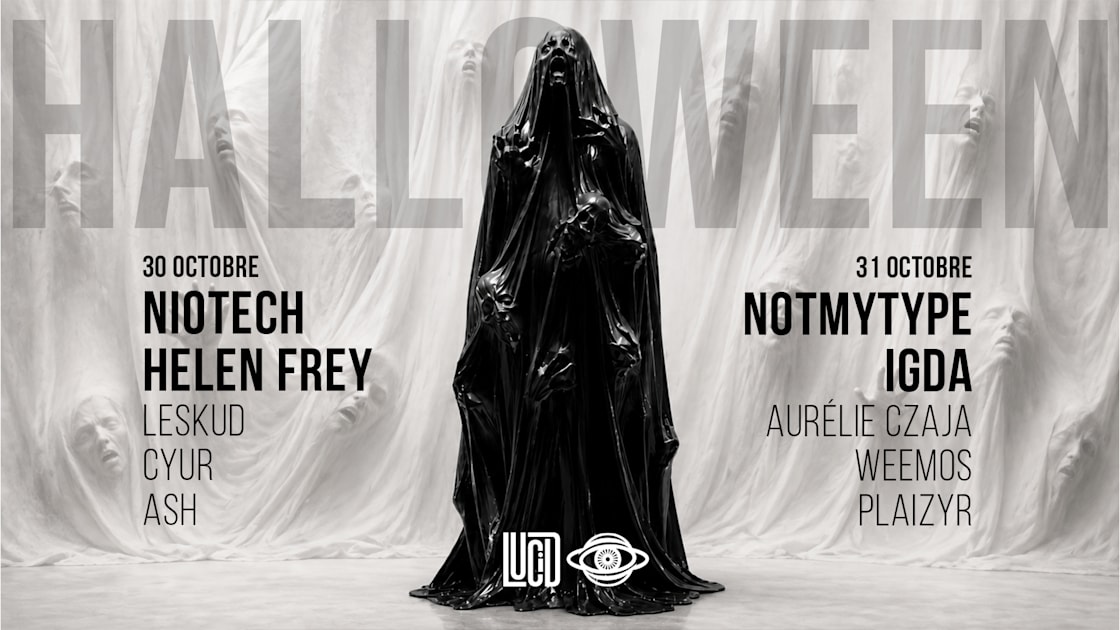 Affiche Halloween 2026 - Lucid &amp; Studio Saglio, Strasbourg · Billets Shotgun