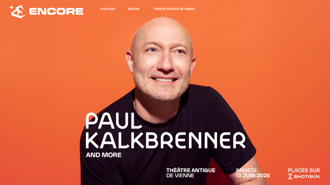 PaulKalkbrenner - Soirée techno le sam 13 juin à Théâtre Antique de Vienne
