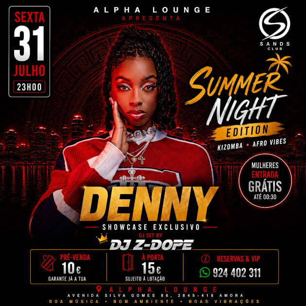 Alpha Lounge – Summer Night Edition, Amora · Ingressos Shotgun
