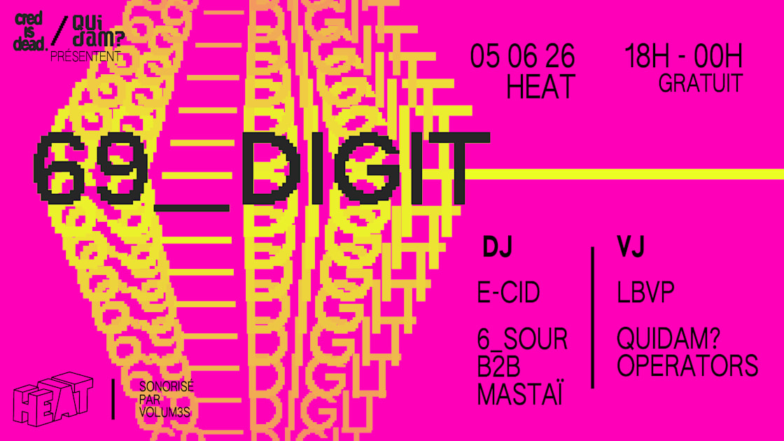 𝖊-𝖈𝖎𝖉 𝕗𝕜𝕒 sinai - Soirée techno le ven 5 juin à HEAT Lyon