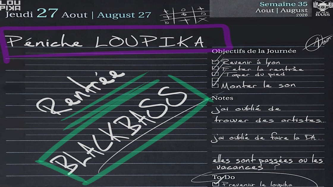 Blackbass Fete Sa Rentree @Loupika