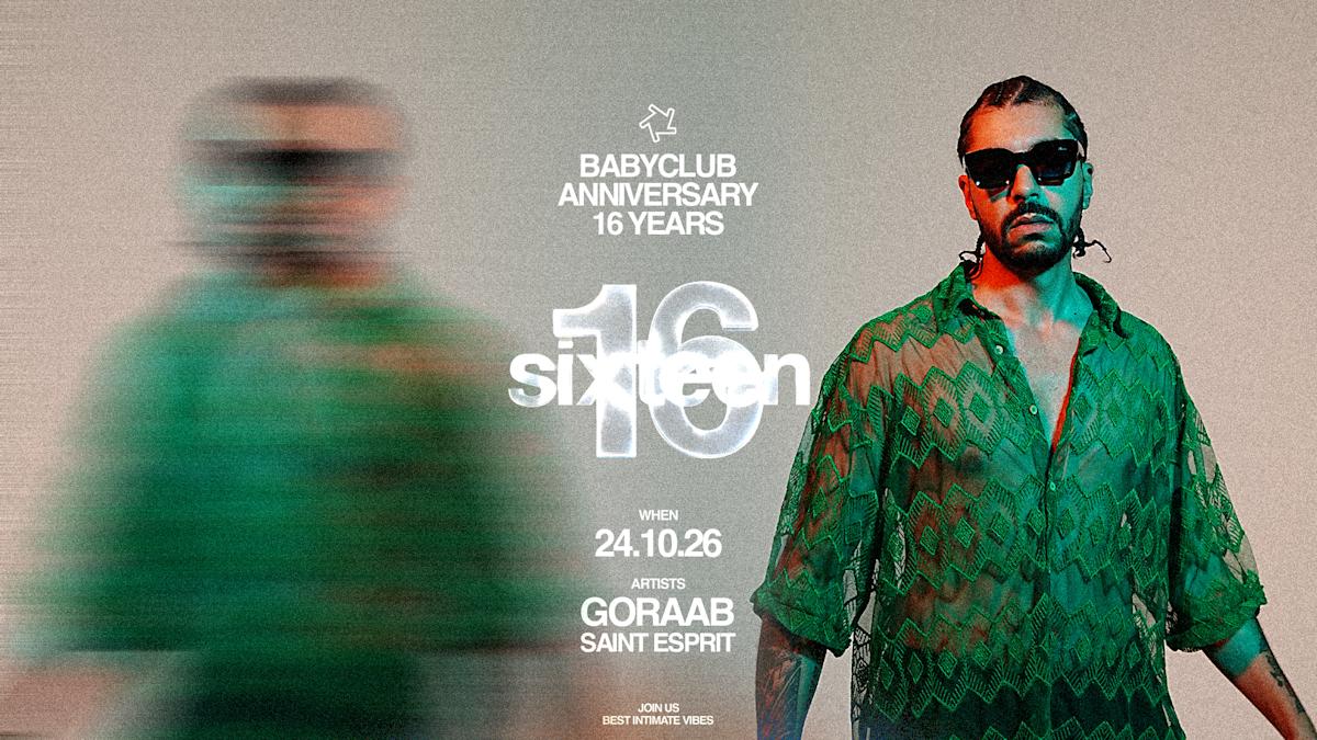 BABY ANNIVERSARY 16 YEARS : GORAAB + SAINT ESPRIT