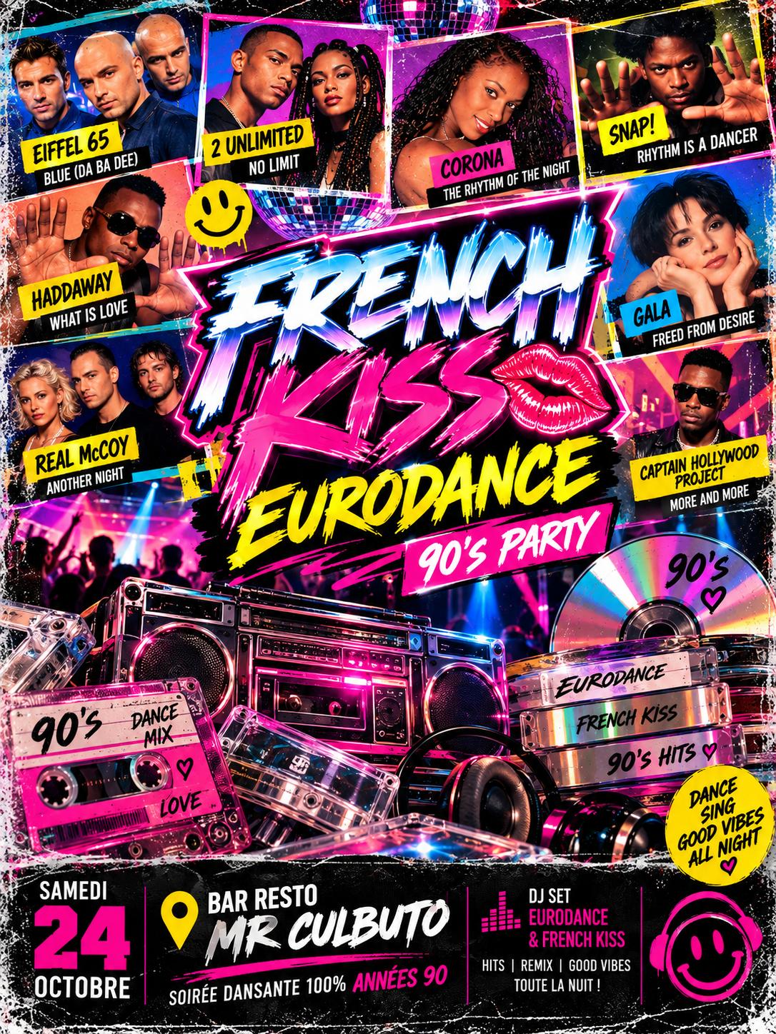 French Kiss DANCE PARTY 90'S