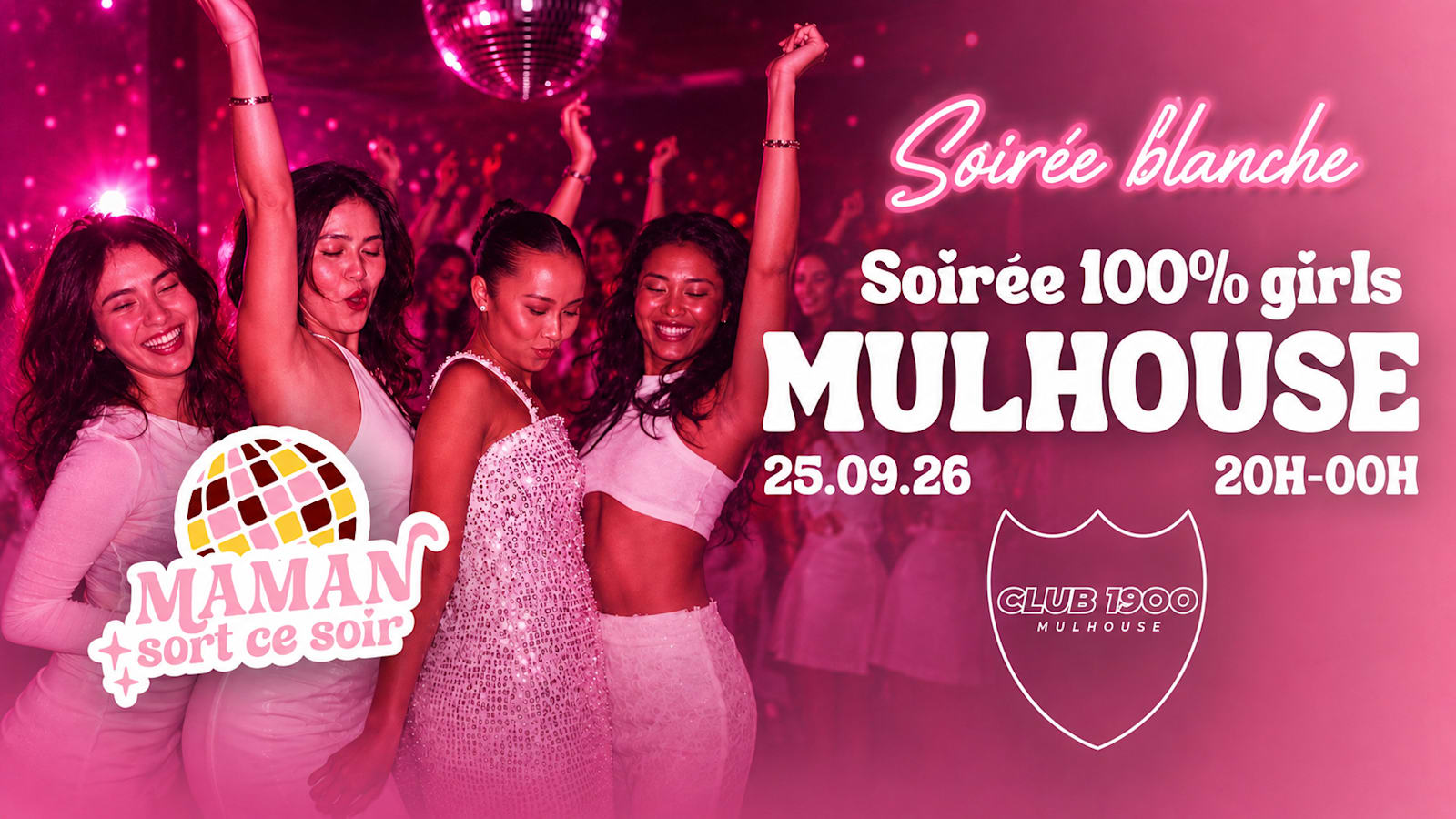 Affiche Maman Sort Ce Soir Mulhouse