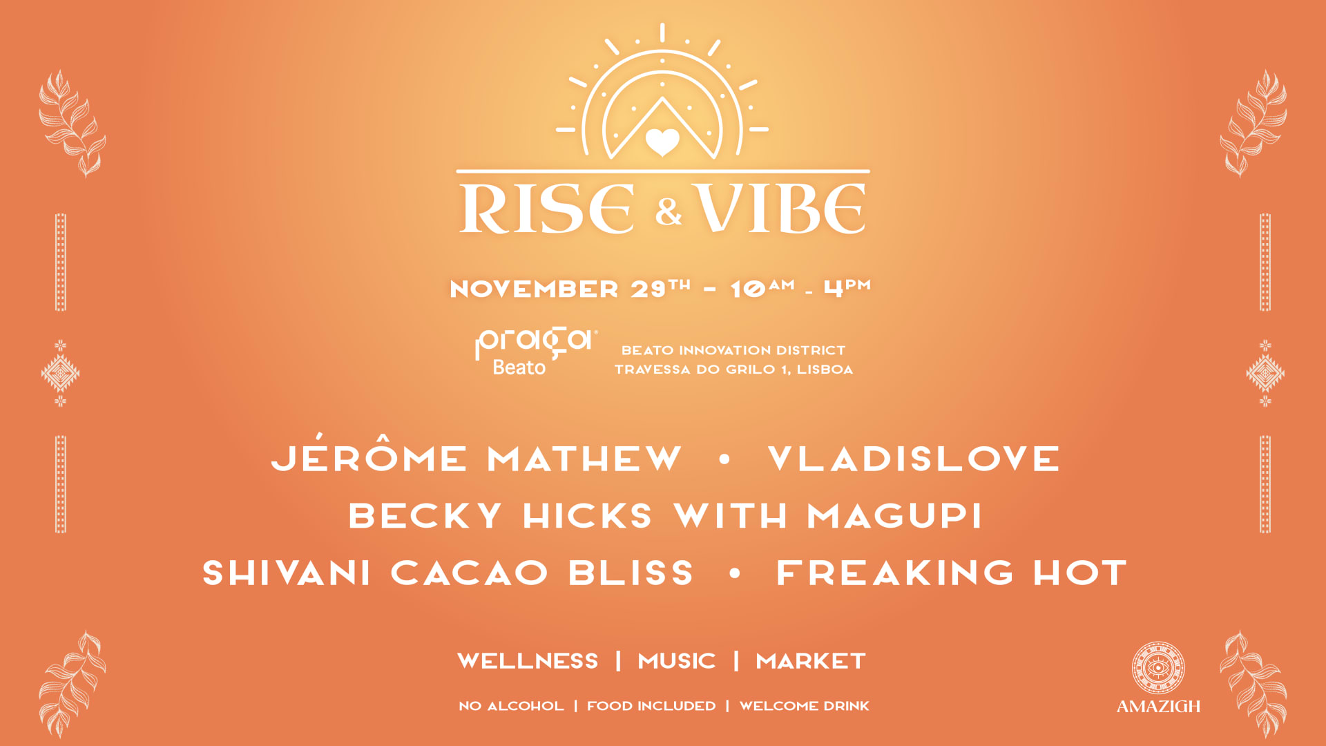 Rise & Vibe: Nov 29th  Jérôme Mathew, Magupi And Vladislove