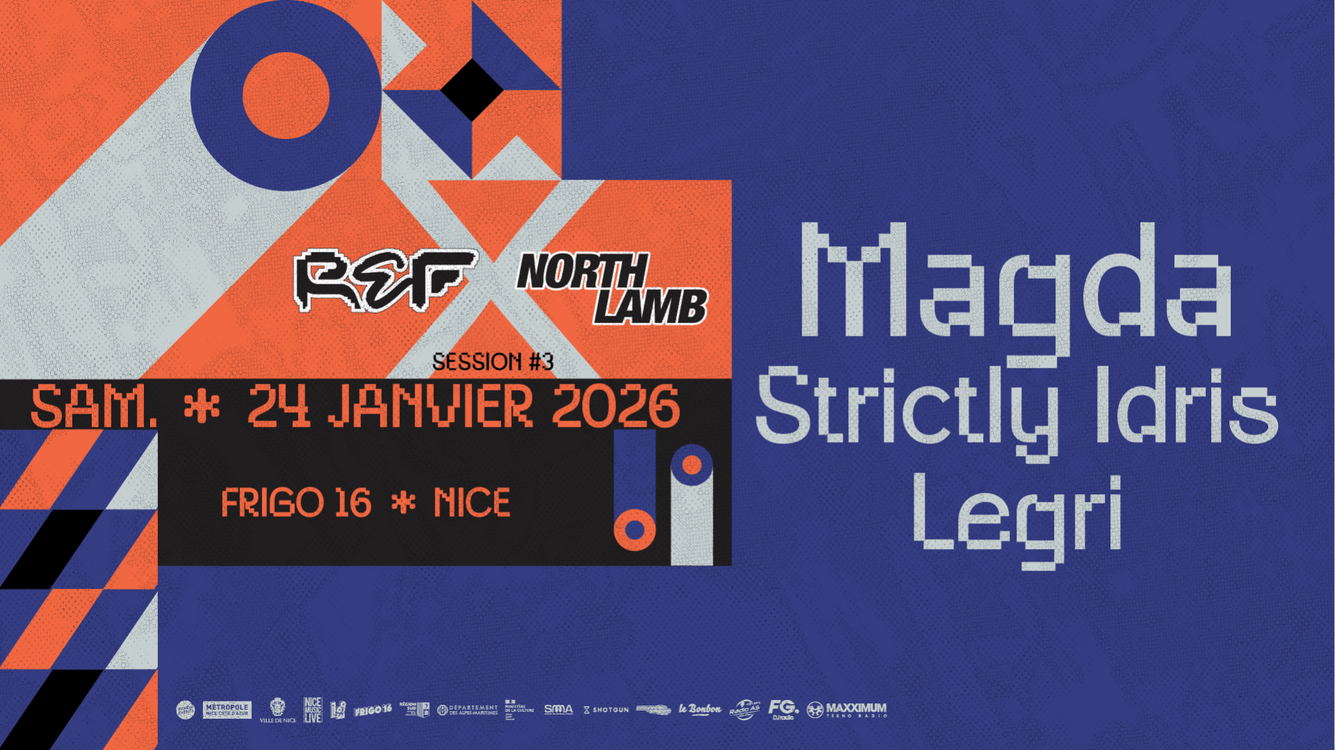 REF va commencer très fort en 2026 avec Magda, DJ berlinoise qu'on ne présente plus : minimal, groove et techno seront au rendez-vous pour te faire décoller 🚀 Places limitées, dépêche-toi !