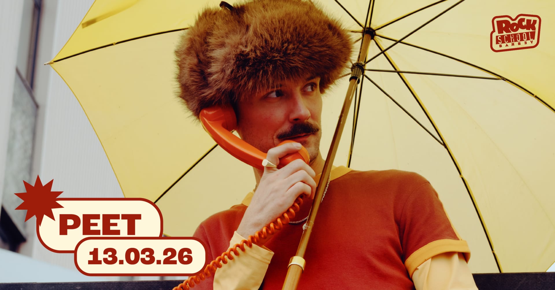 ⏳ Chope vite tes places pour Peet au Rock School Barbey le 13 mars ! Flow tranchant, textes entre introspection et grosses énergies : ça va marquer. Sois là, tu ne veux pas rater ça 🔥🎶