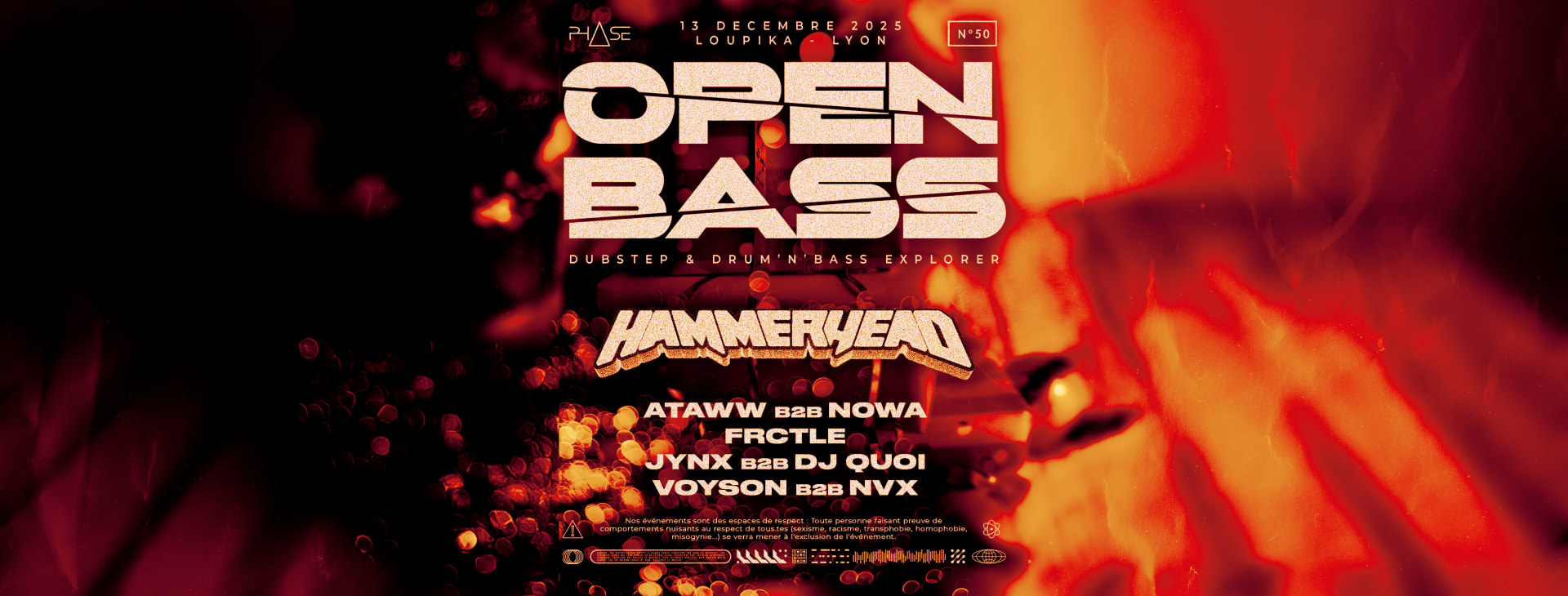 Open Bass #50 W/ Hammerhead