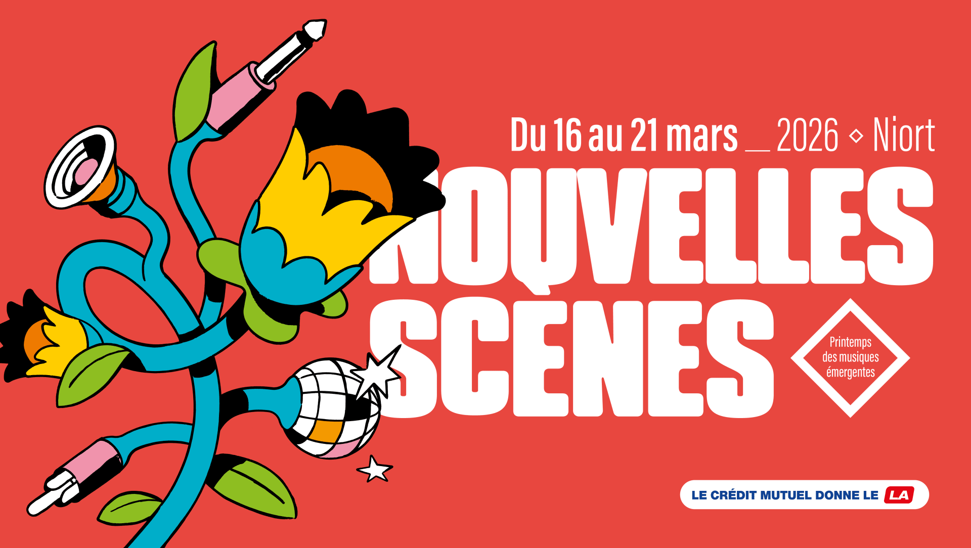 Le festival Nouvelles Scènes revient du 16 au 22 mars à Niort pour mettre en avant les artistes émergents du moment ! Les premiers noms sont annoncés et la billetterie est ouverte, fonce 🔥