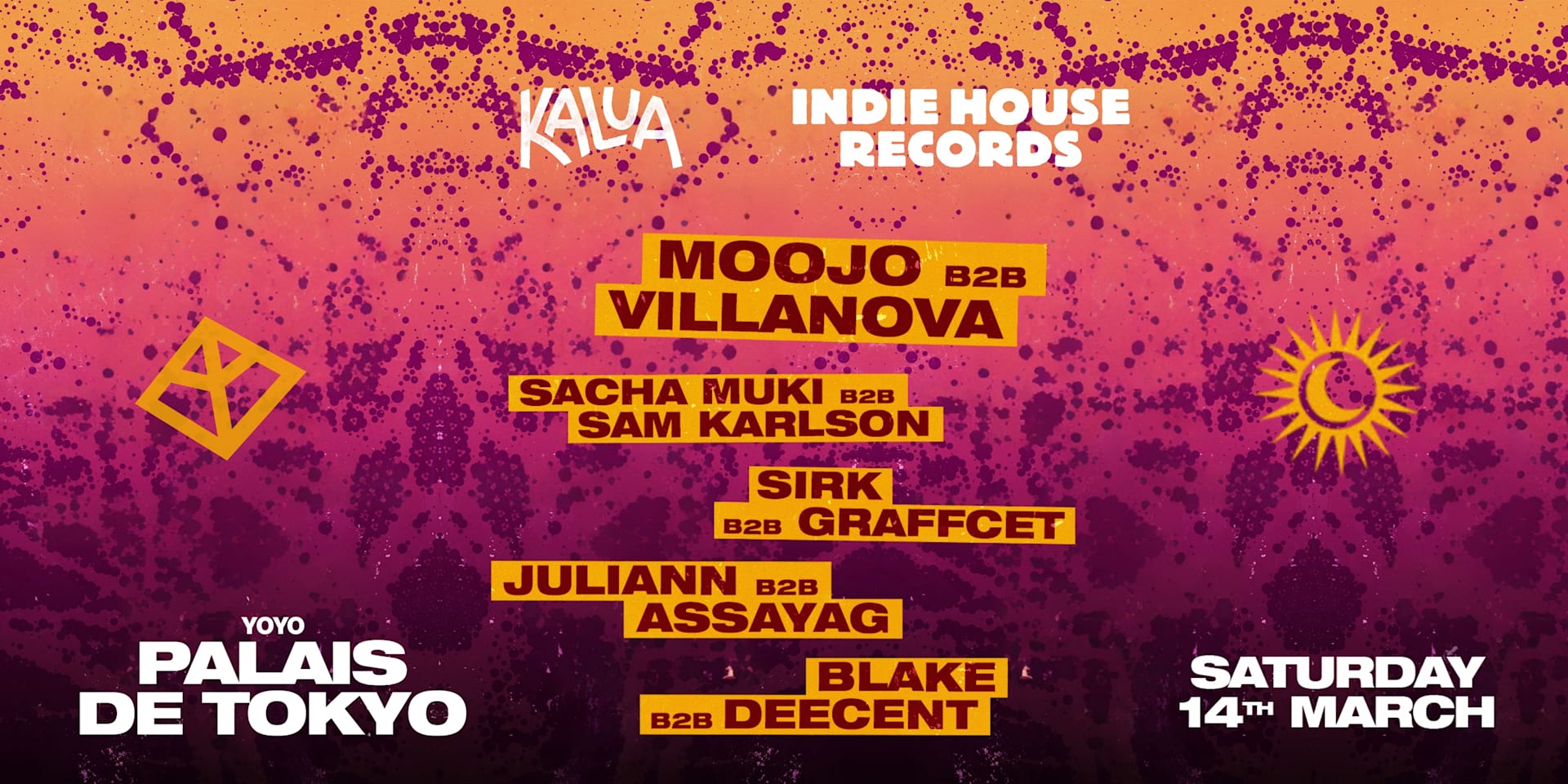Kalua X Indie House - Moojo B2b Villanova & Friends