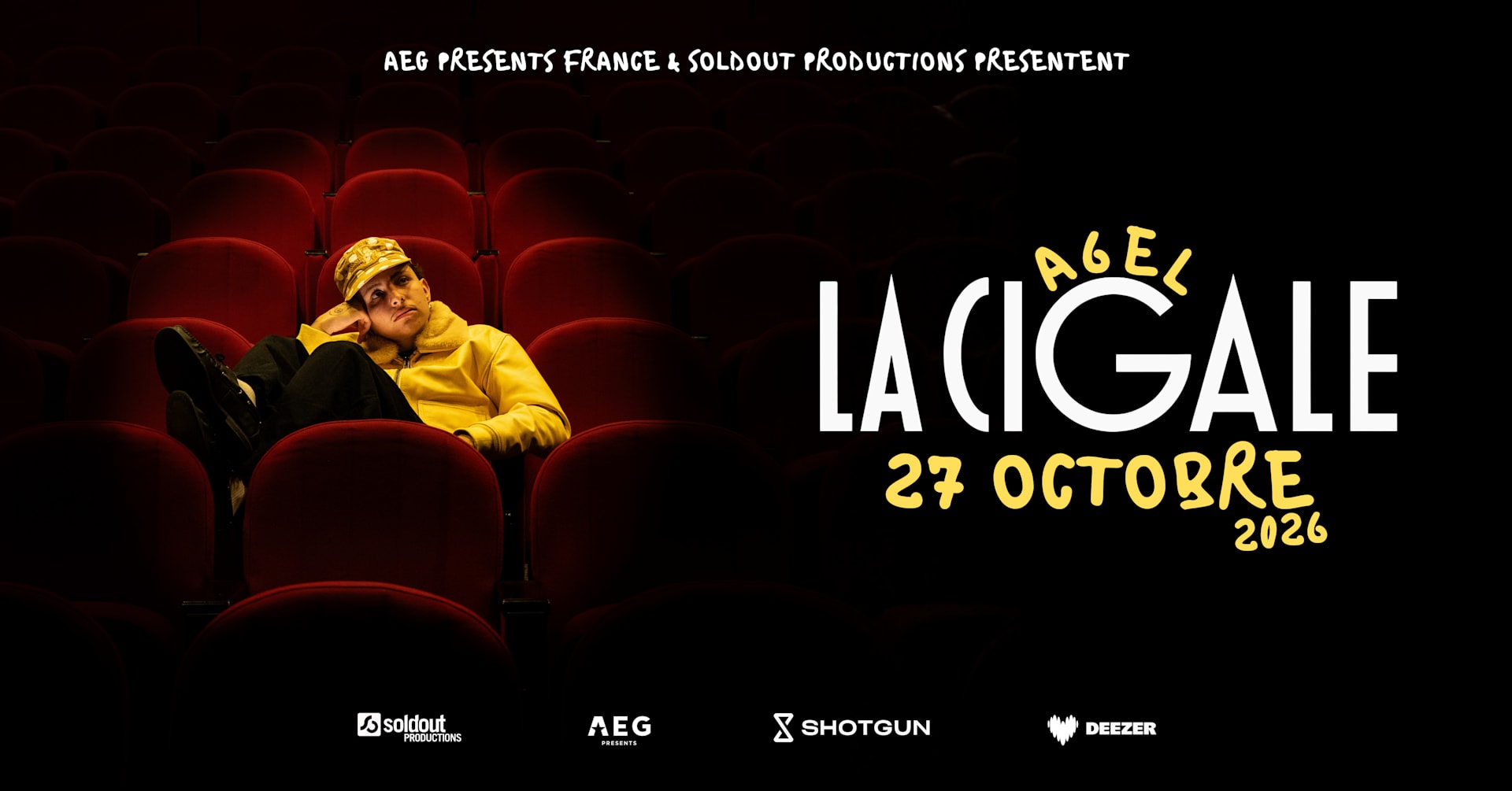 🔥 Figure prometteuse du rap/pop actuel, ne manque pas la date exceptionnelle d'a6el à la Cigale le 27 octobre. Prends vite ta place ! 🎟️