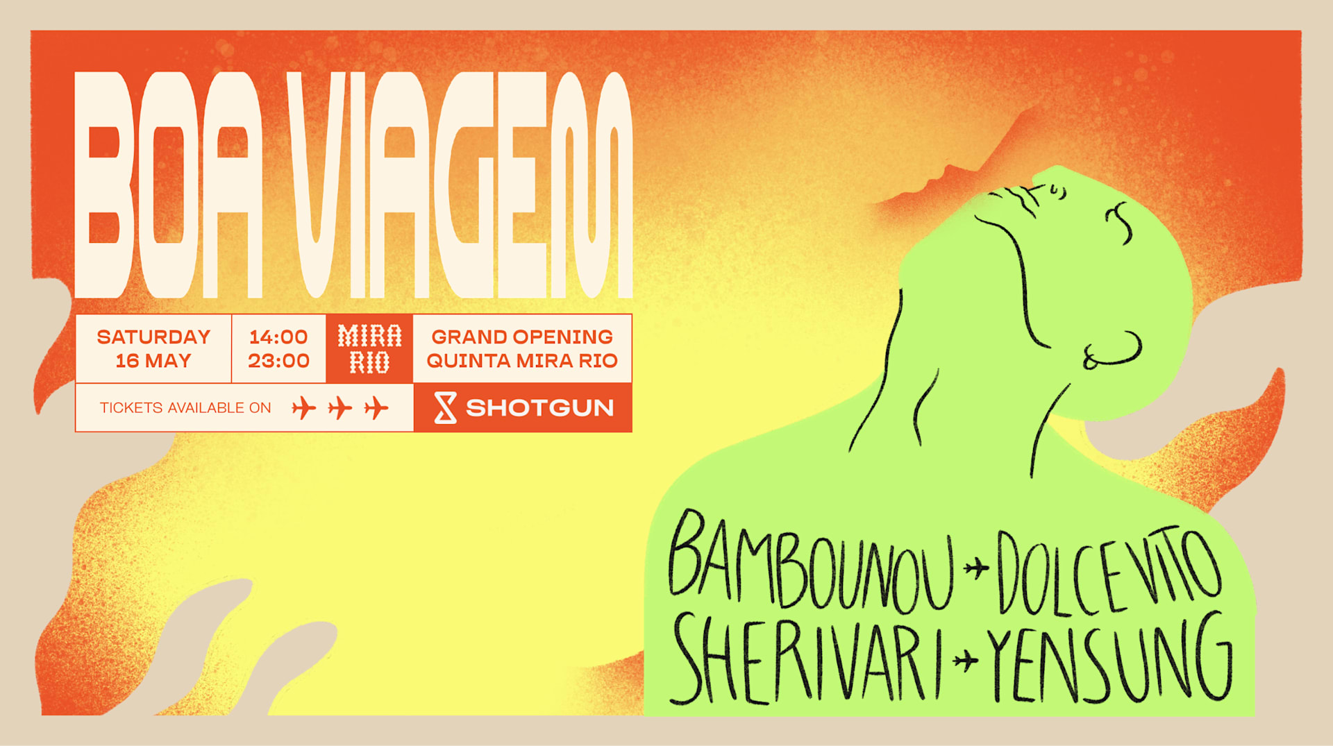 Boa Viagem X Mira Rio • Grand Opening W/ Bambounou And More