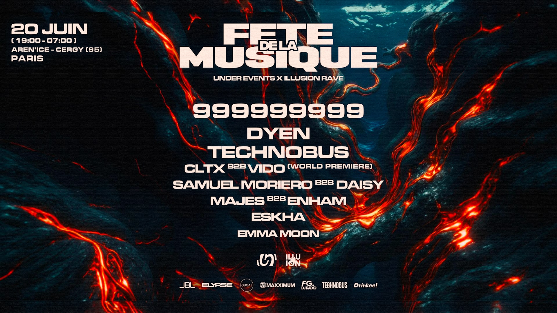 Illusion Rave X Under Events : Fête De La Musique 2026