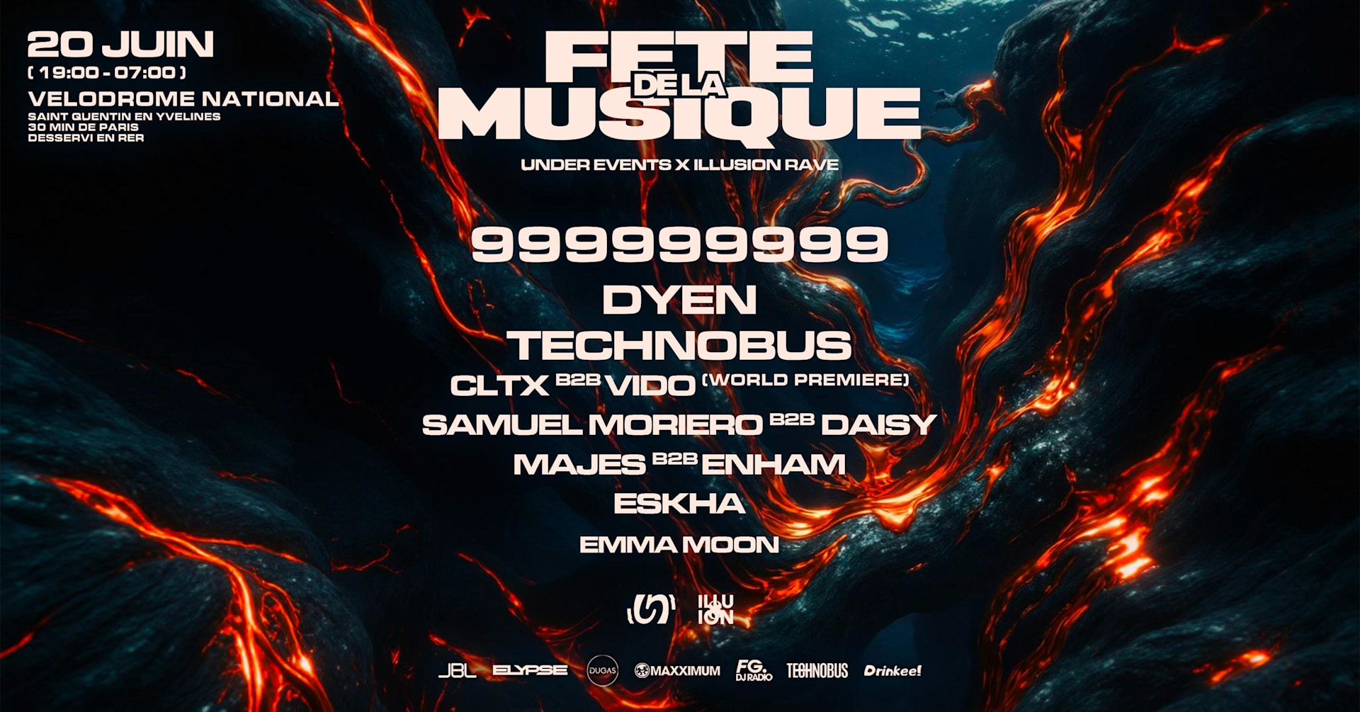 Illusion Rave X Under Events : Fête De La Musique 2026