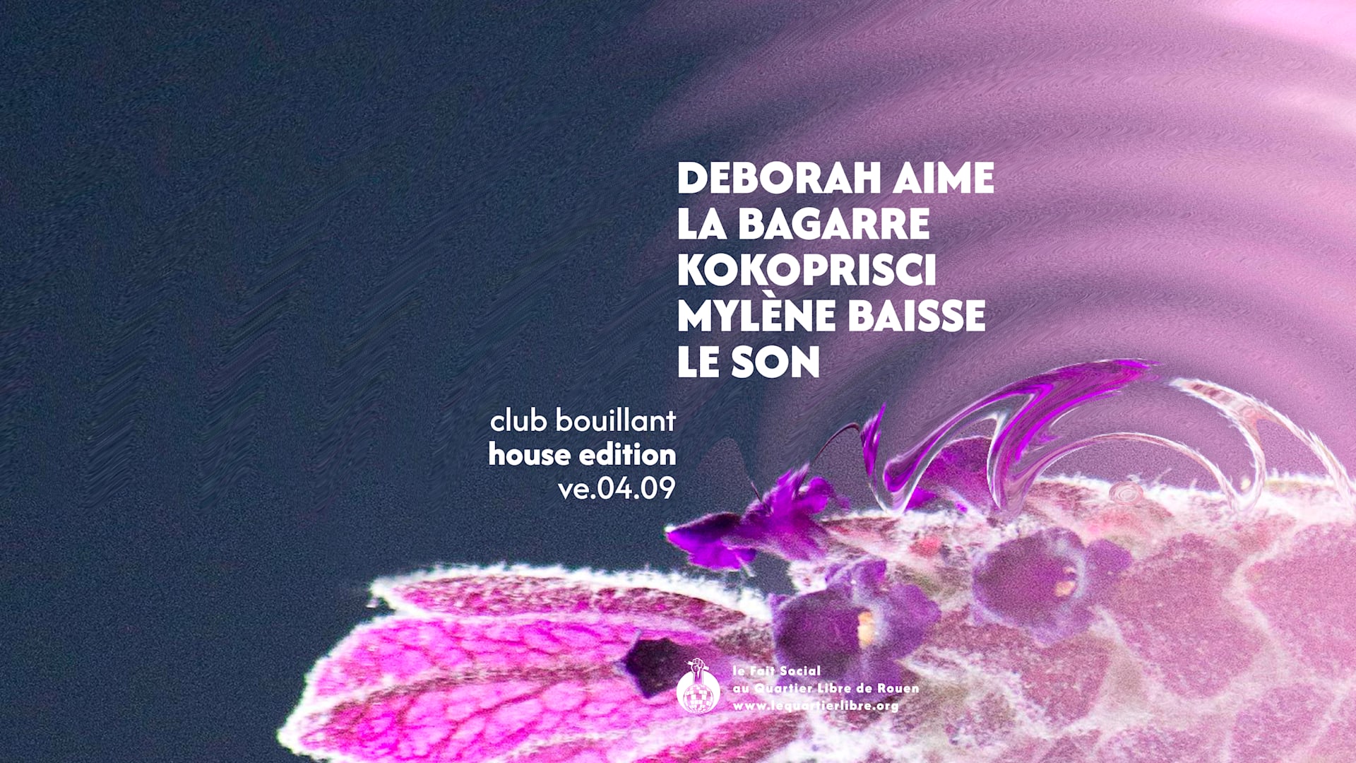 ✨ Pour la rentrée, Le Fait Social te prépare un club bouillant comme tu les aimes. Rendez-vous le 4 septembre avec Déborah Aime La Bagarre, Kokoprisci, Mylène Baisse & more. Prends ta place et viens briller sur le dancefloor 🎟️