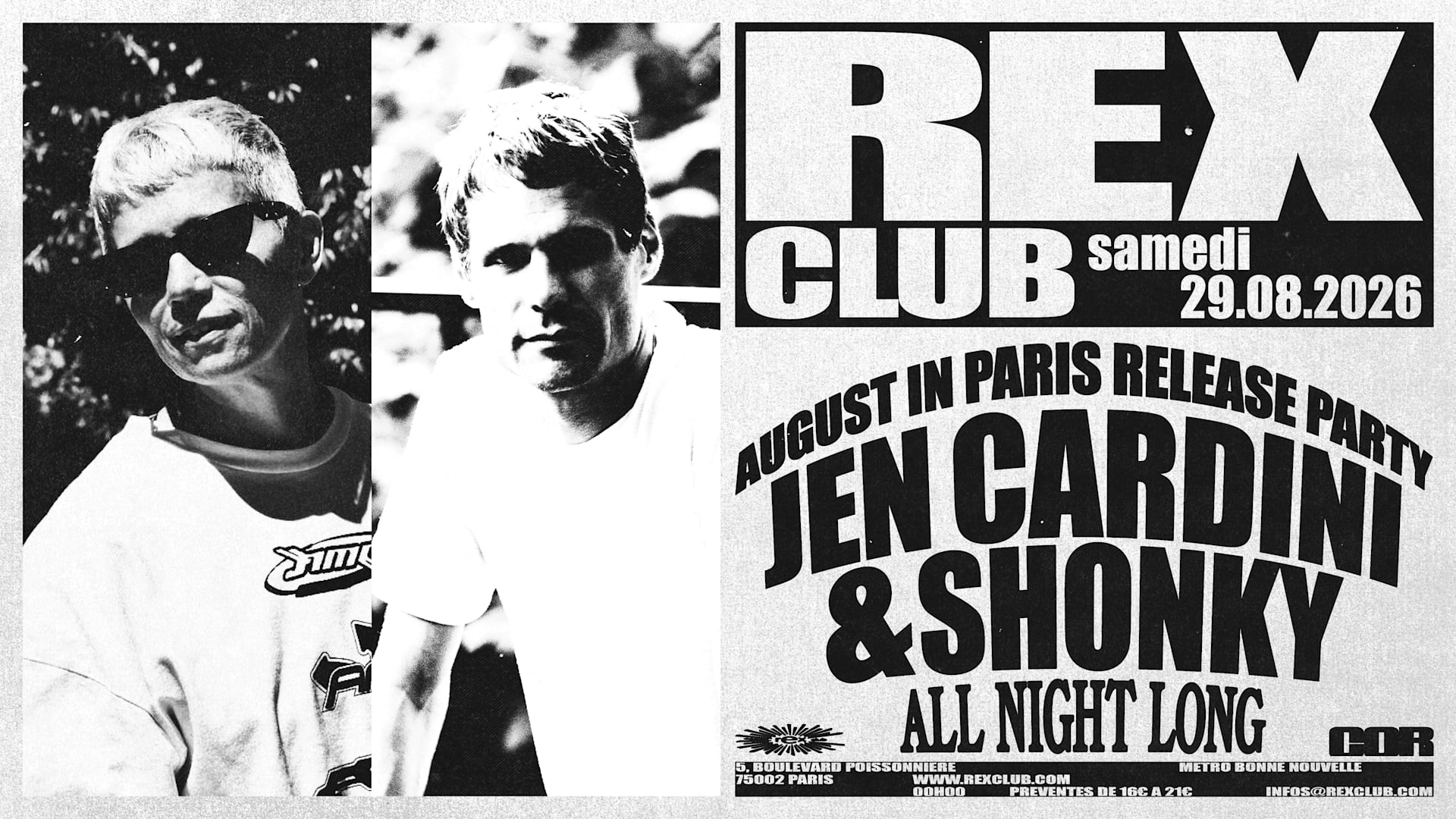 August In Paris Release Party: Jen Cardini & Shonky anl