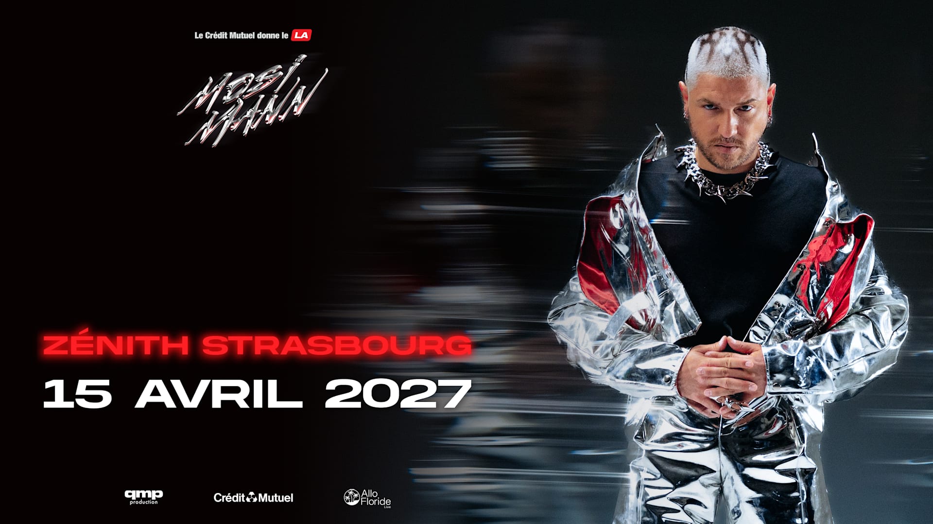 Mosimann lance son Dream Tour ! Il sera de passage à au Zénith de Strasbourg le 15 avril 2027. Prends ta place dès maintenant pour ne rien manquer 🎟️