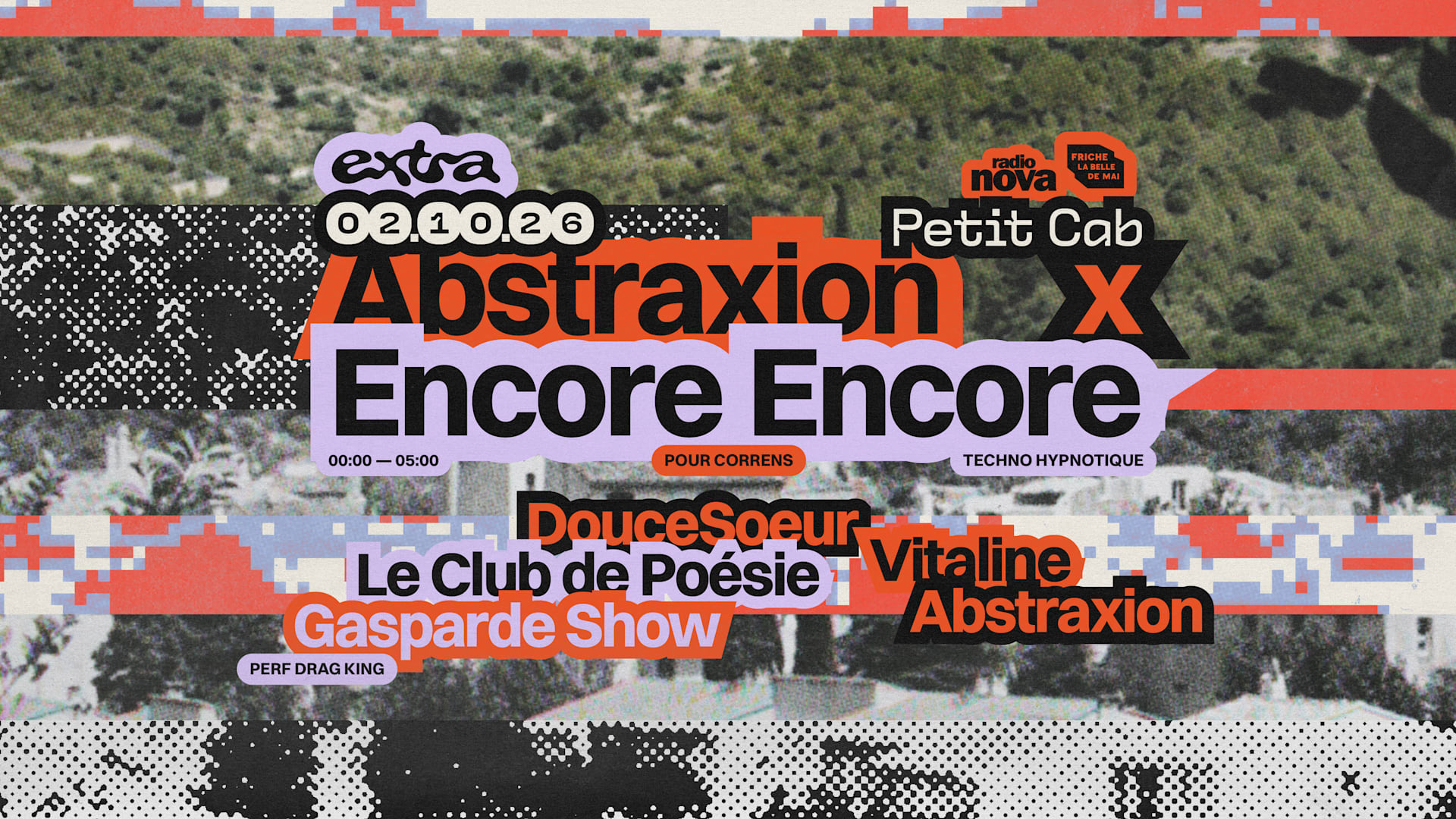 Abstraxion × Encore Encore - Pour Correns @ Petit Cab