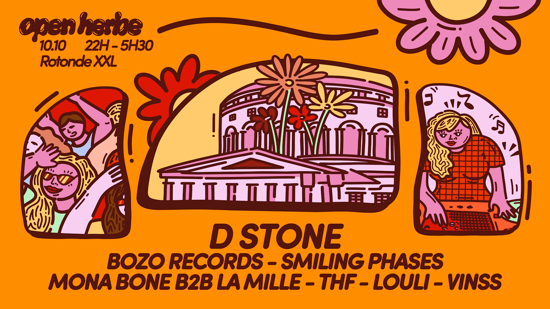 Open Herbe Xxl · Secret Guest, Smiling Phases, Bozo & More